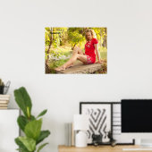 Corrina Rachel Red Dress Poster (Thuiskantoor)