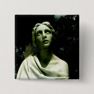 Corrine Vierkante Button 5,1 Cm
