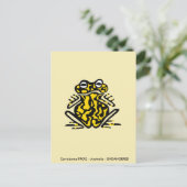 Corroboree FROG - Aussie wilde dieren - Amphibian  Briefkaart (Staand voorkant)