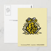 Corroboree FROG - Aussie wilde dieren - Amphibian  Briefkaart (Voorkant / Achterkant)