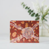 Corroboree II Aboriginal Art Briefkaart (Staand voorkant)