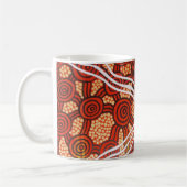 Corroboree II Aboriginal Art Koffiemok (Links)