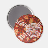 Corroboree II Aboriginal Art Magneet (Voorkant / Achterkant)