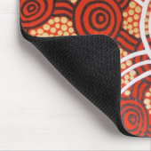 Corroboree II Aboriginal Art Muismat (Hoek)