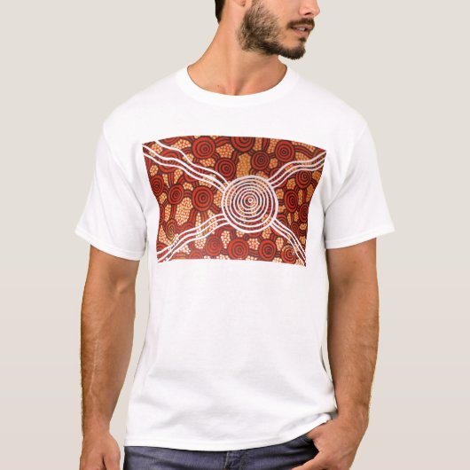 Corroboree II Aboriginal Art T-shirt (Voorkant)