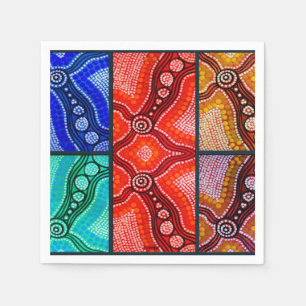 Corroboree paneel servetten