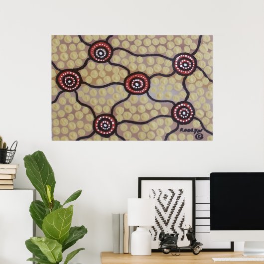 CORROBOREE POSTER (Thuiskantoor)