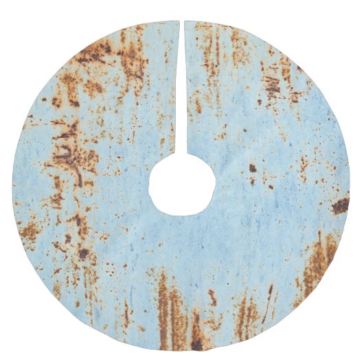 Corroded metaal, grunge textuur achtergrond. kerstboom rok (Voorkant)