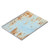 Corroded metaal, grunge textuur achtergrond. notitieboek (Linkerzijde)