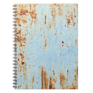 Corroded metaal, grunge textuur achtergrond. notitieboek