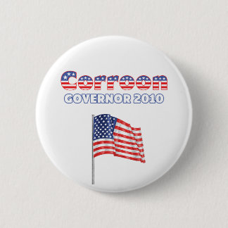 Corroon Patriotic American Flag 2010 - Verkiezinge Ronde Button 5,7 Cm