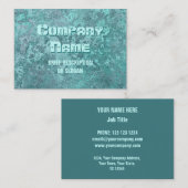 Corrosie groene printplaat "description"-chubby visitekaartje (Voorkant / Achterkant)