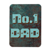 Corrosie "Koper" druk nr.1 Flexibel DAD Magneet (Verticaal)