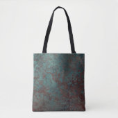 Corrosie "Koper" print all-over canvas tas (Voorkant)