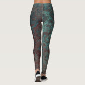 Corrosie "Koper" print leggings (Achterkant)