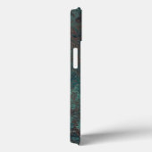 Corrosie "Koper" print Monogram iPhone case (Achterkant / Rechts)