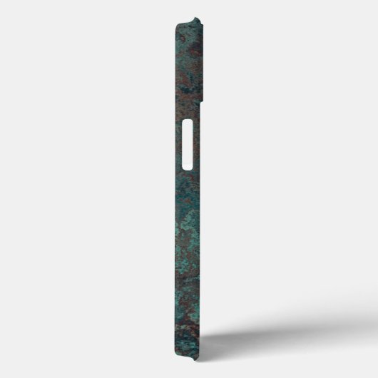 Corrosie "Koper" print Monogram iPhone case (Achterkant / Rechts)