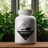 Corrosief 8 Etiket Sticker