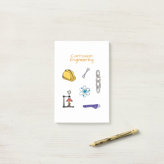 Corrosieontwikkelaar Chemische techniek Post-it® Notes (Op bureau)