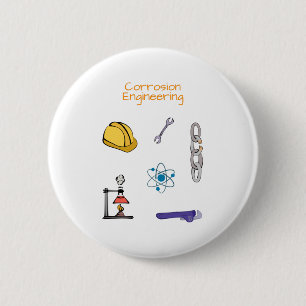 Corrosieontwikkelaar Chemische techniek Ronde Button 5,7 Cm