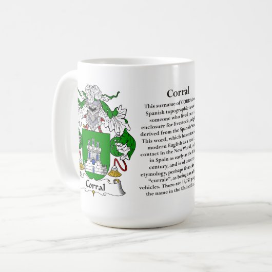 Corrral - gezinskabel koffiemok (Voorkant links)