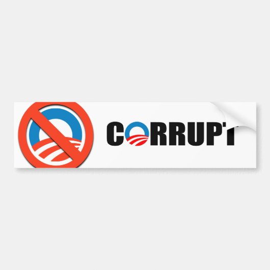 CORRUPT BUMPERSTICKER (Voorkant)