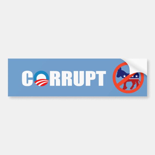 CORRUPT BUMPERSTICKER (Voorkant)
