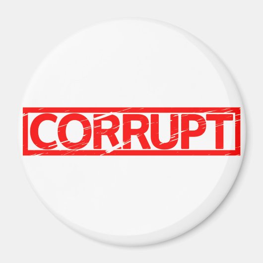 Corrupt Stamp Magneet (Voorkant)