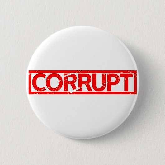 Corrupt Stamp Ronde Button 5,7 Cm (Voorkant)