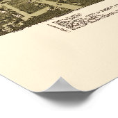 Corry, PA Panorama Map - 1895 Poster (Hoek)