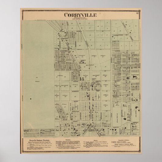 Corryville, Ohio Poster (Voorkant)