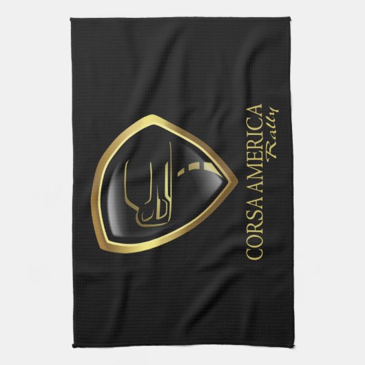Corsa America Rally Towel Theedoek (Verticaal)