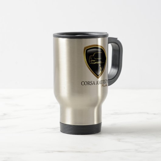 Corsa America Travel Mug Reisbeker (Voorkant rechts)