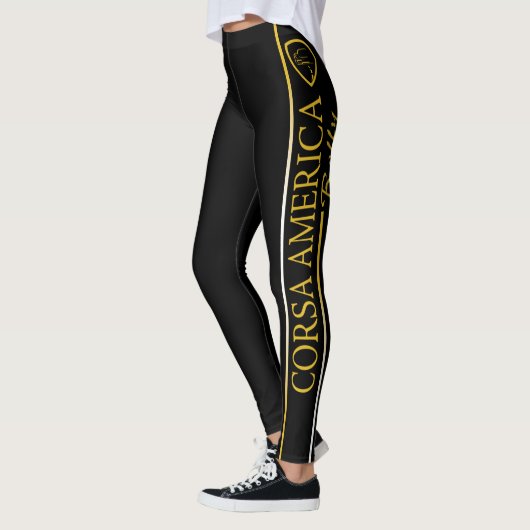 Corsa Rally Black Leggings (Links)