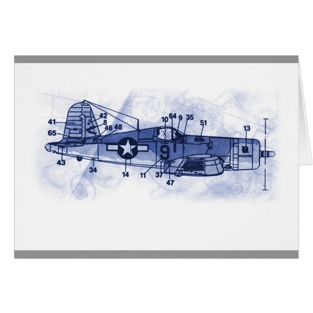 Corsair Blueprint (Voorkant Horizontaal)