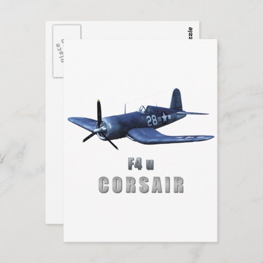 Corsair Briefkaart (Voorkant / Achterkant)