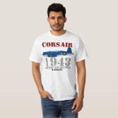 Corsair-spieren T-Shirt-F4U-1A T-shirt (Voorkant volledig)