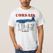 Corsair-spieren T-Shirt-F4U-1A T-shirt (Voorkant)