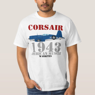 Corsair-spieren T-Shirt-F4U-1A T-shirt