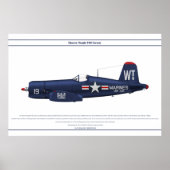 Corsair USA VMF-232 Poster (Voorkant)