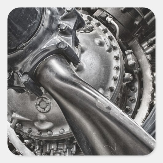 Corsair Vierkante Sticker (Voorkant)