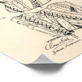 Corset 1884 Patent Art Old Peper Poster (Hoek)