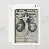  corset ad briefkaart (Voorkant / Achterkant)