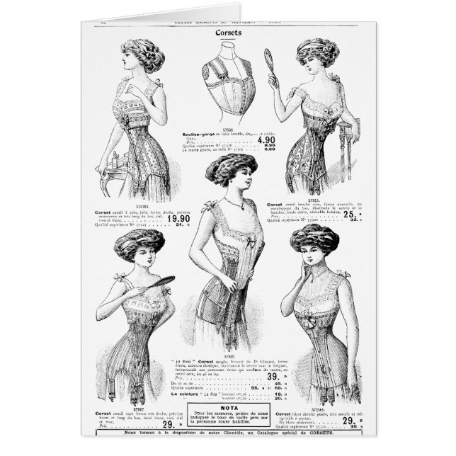Corset Ad Paris Winter 1909-1910 (Voorkant)
