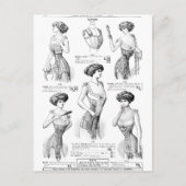 Corset Ad Paris Winter 1909-1910 Briefkaart (Voorkant)