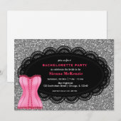 Corset Bachelorette Party Kaart (Voorkant / Achterkant)