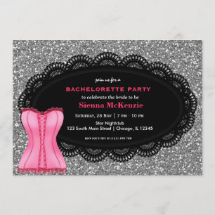 Corset Bachelorette Party Kaart