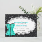 Corset Bachelorette Party Kaart (Staand voorkant)