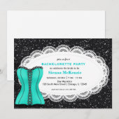 Corset Bachelorette Party Kaart (Voorkant / Achterkant)