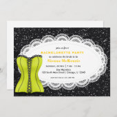 Corset Bachelorette Party Kaart (Voorkant / Achterkant)